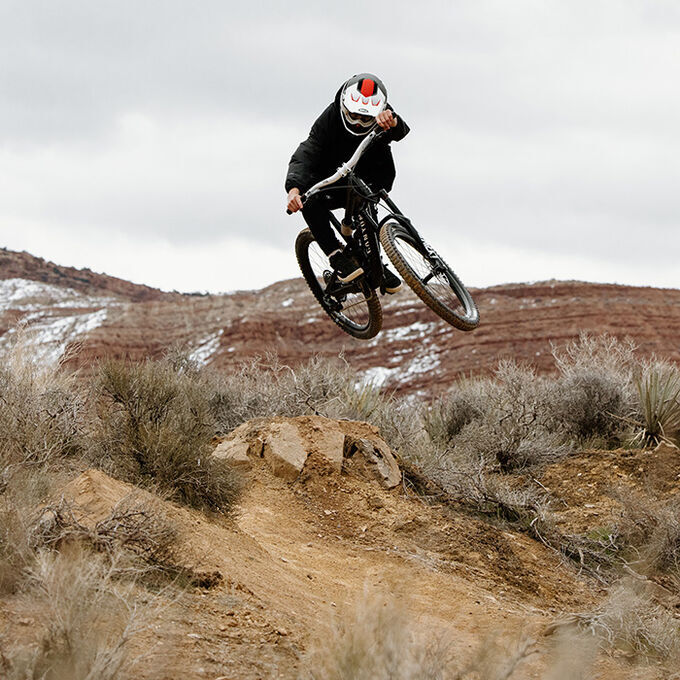 Sanction 2 DLX Mips helmet in action Sanction 2 DLX Mips helmet in action